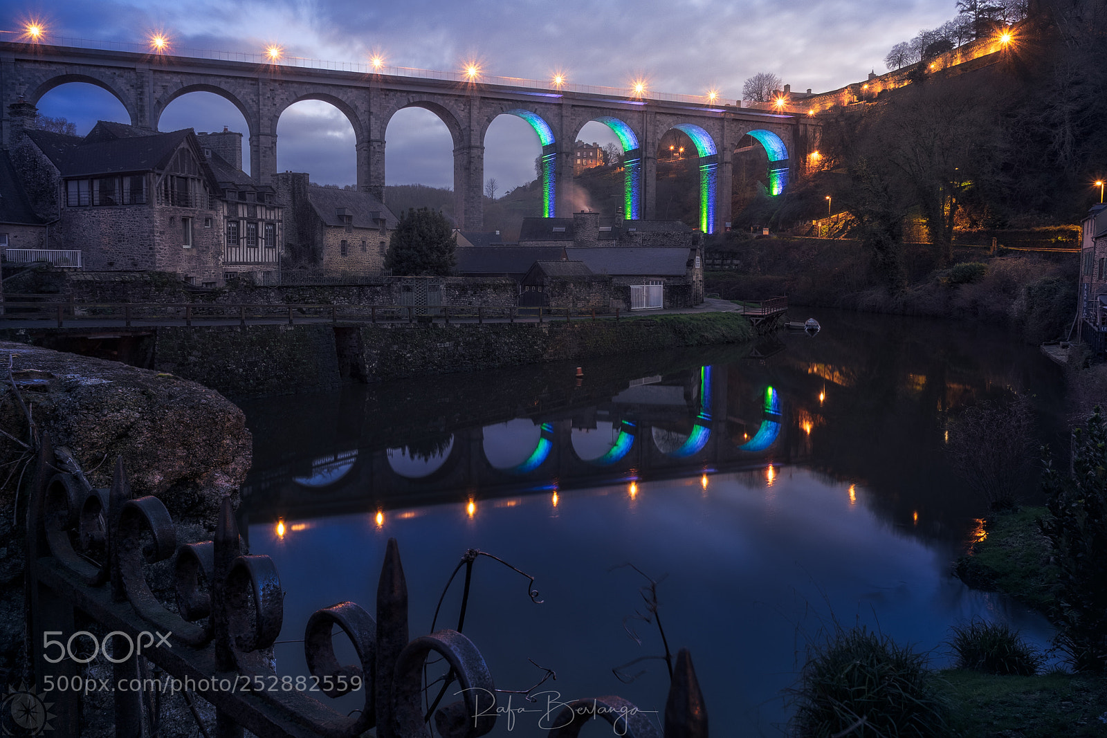 Olympus OM-D E-M1 Mark II sample photo. Dinan bridge photography