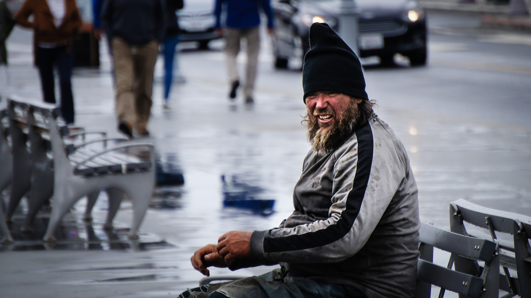 Sony Alpha NEX-C3 sample photo. Pier 39 guy photography