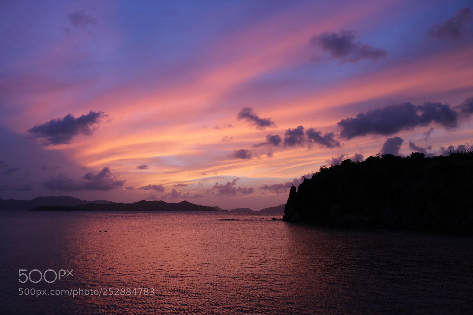 Canon EOS 750D (EOS Rebel T6i / EOS Kiss X8i) sample photo. Sunset in bvi photography