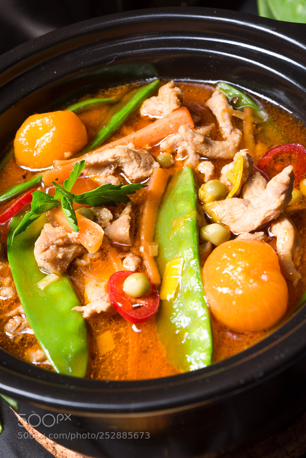 Nikon D810 sample photo. Strips of pork with photography