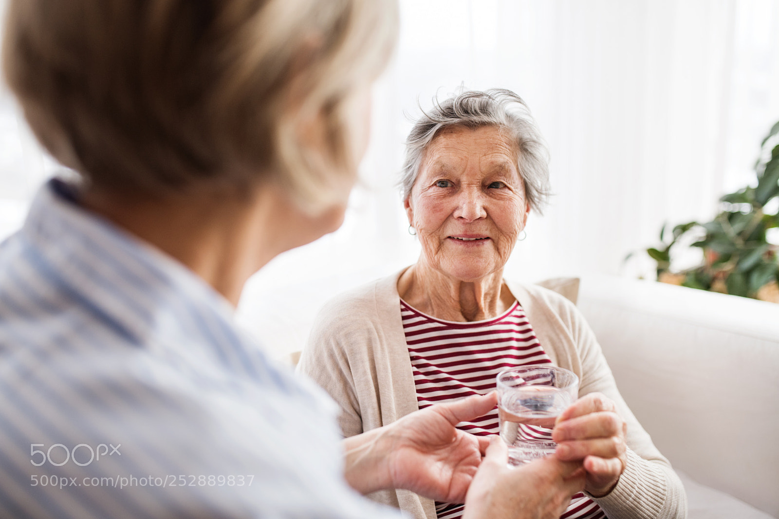 Nikon D5 sample photo. Senior women at home. photography