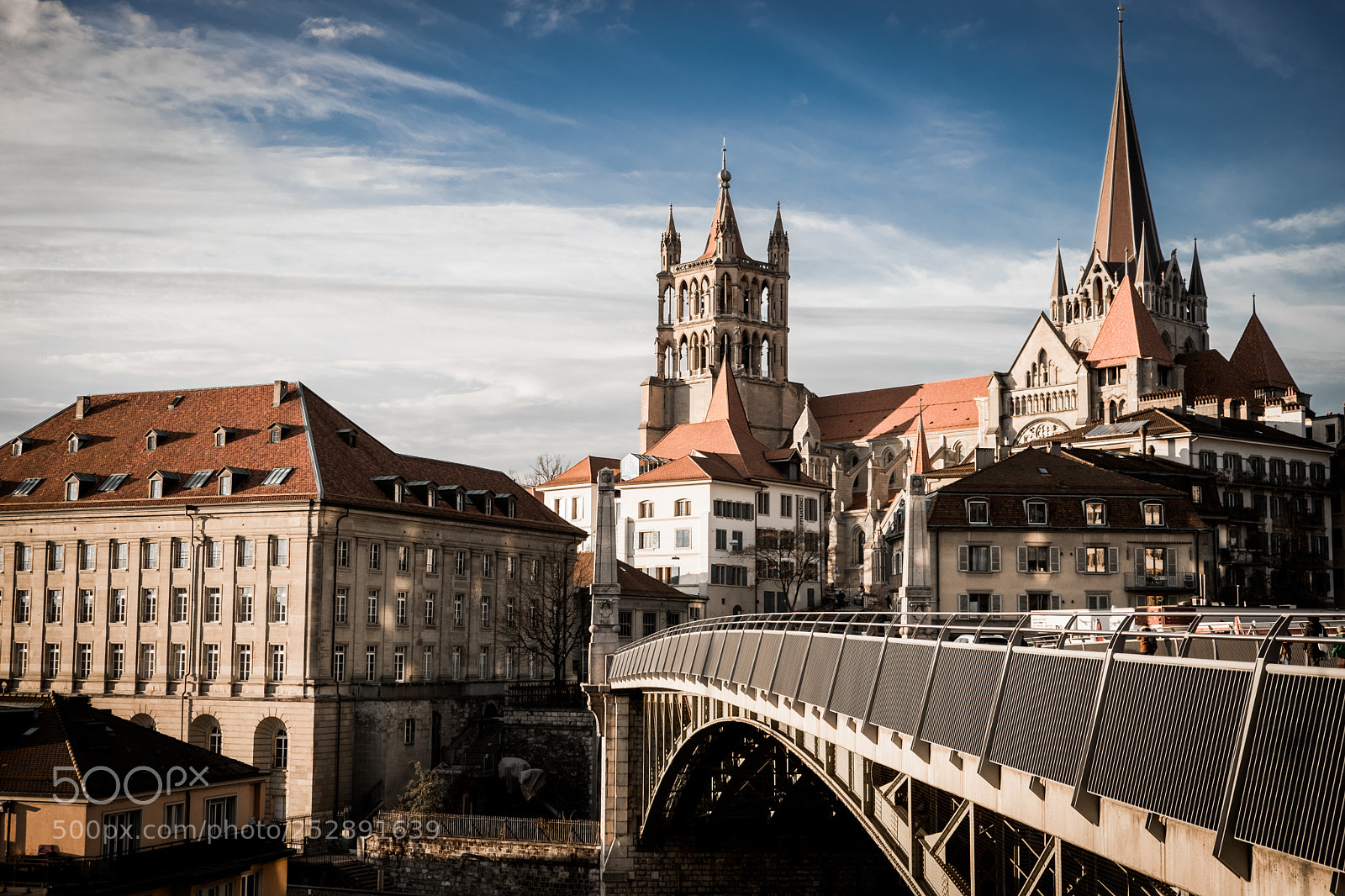 Fujifilm X-T2 sample photo. Cathédrale de lausanne photography
