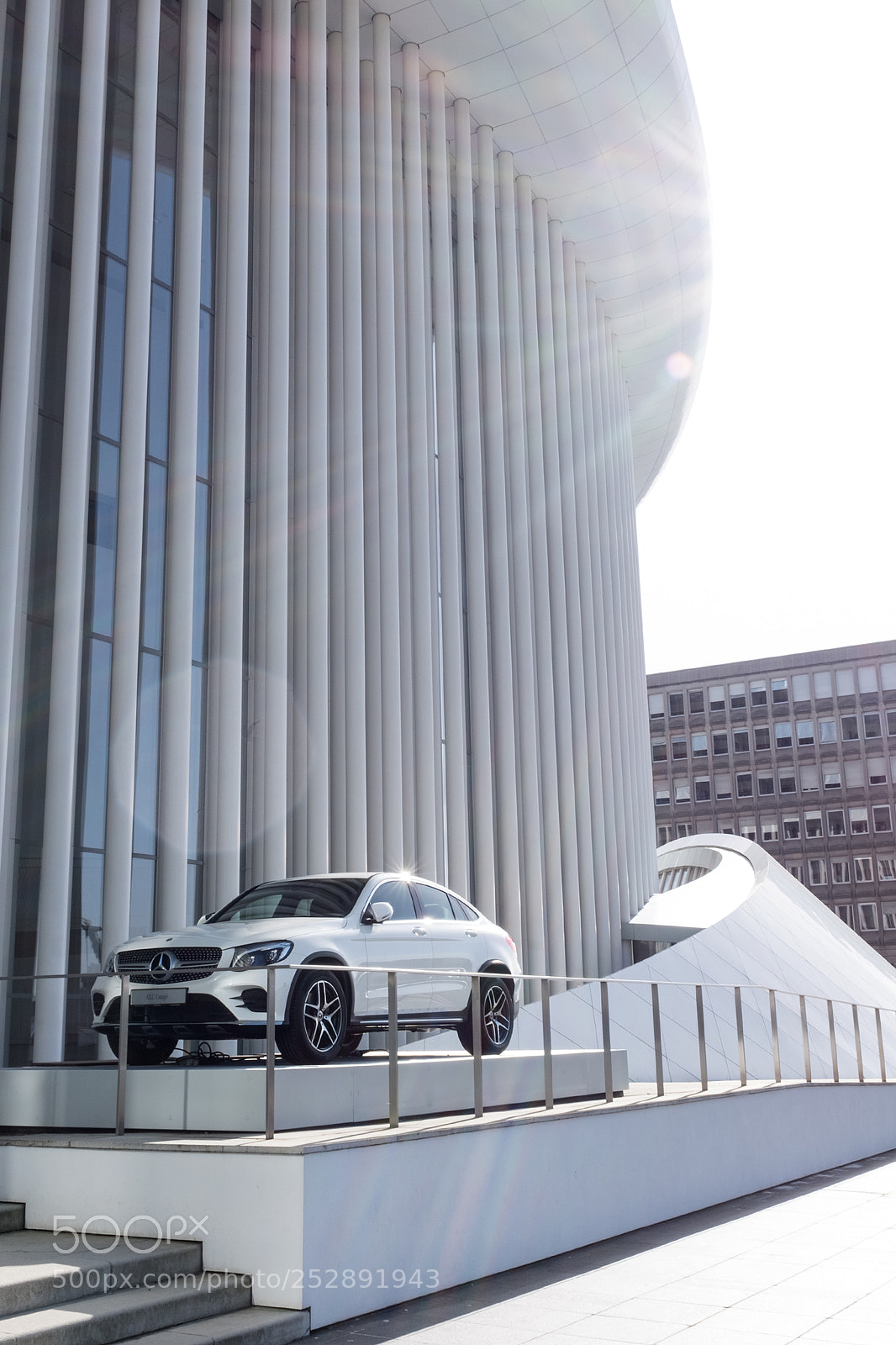 Fujifilm X100F sample photo. Mercedes benz glc coupe photography