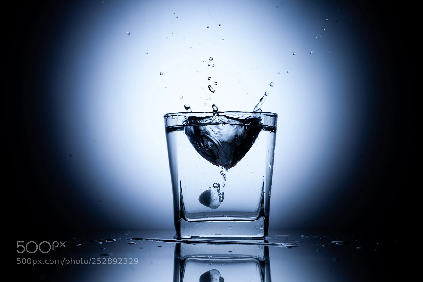 Canon EOS 5D Mark II sample photo. Ice cube running thru photography