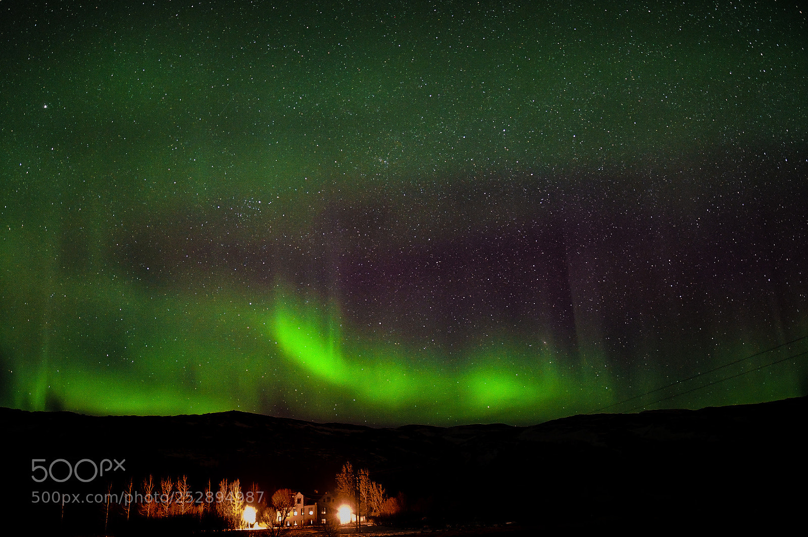 Nikon D7500 sample photo. Northern lights photography