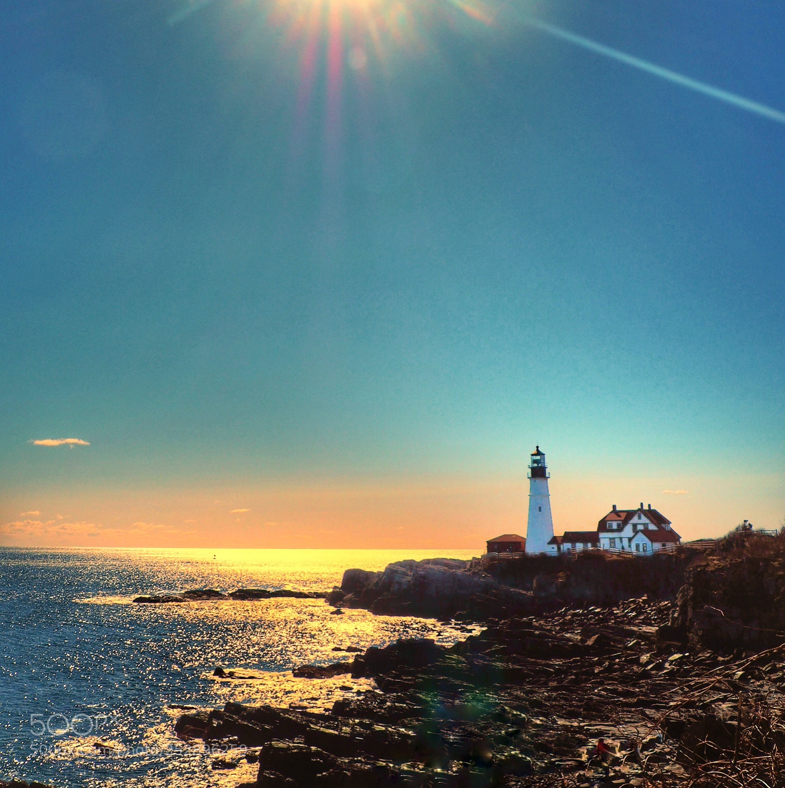Olympus OM-D E-M10 II sample photo. Cape elizabeth lighthouse photography