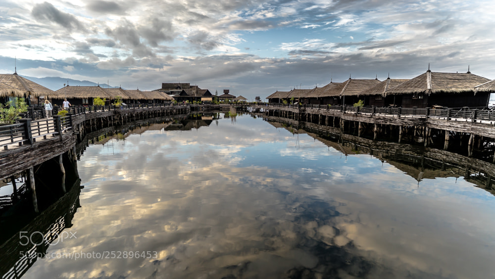 Sony a7 sample photo. Reflections. lake inle. myanmar photography