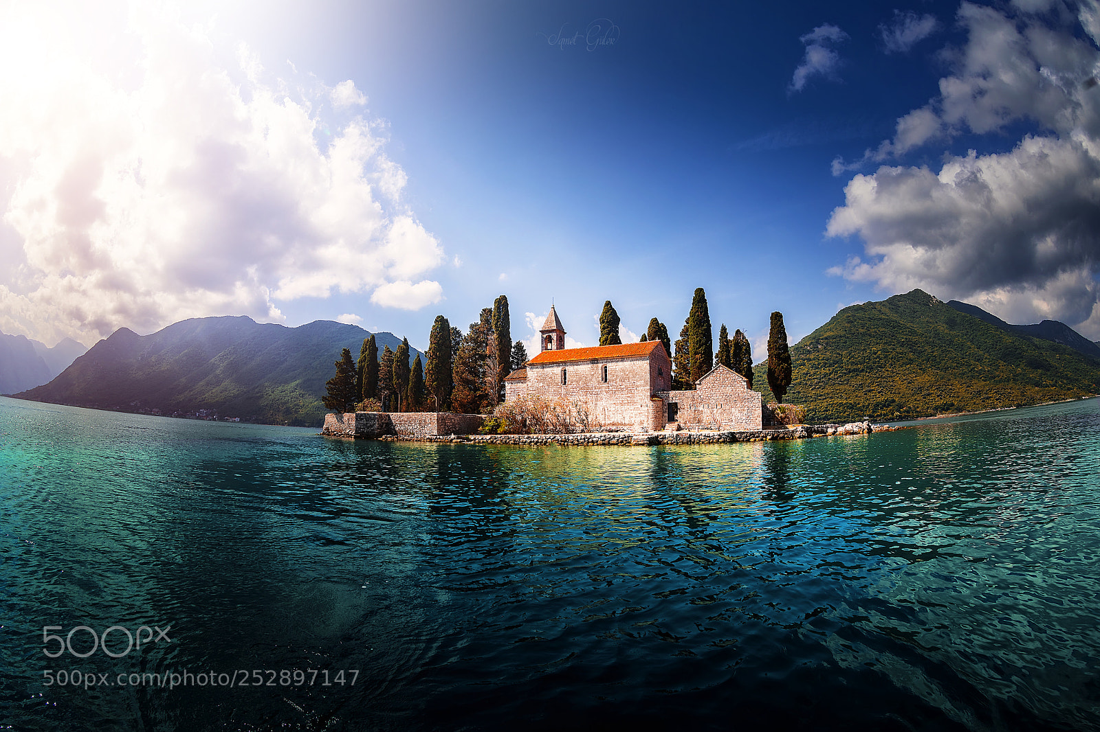 Canon EOS 5D Mark IV sample photo. St.george island in montenegro photography