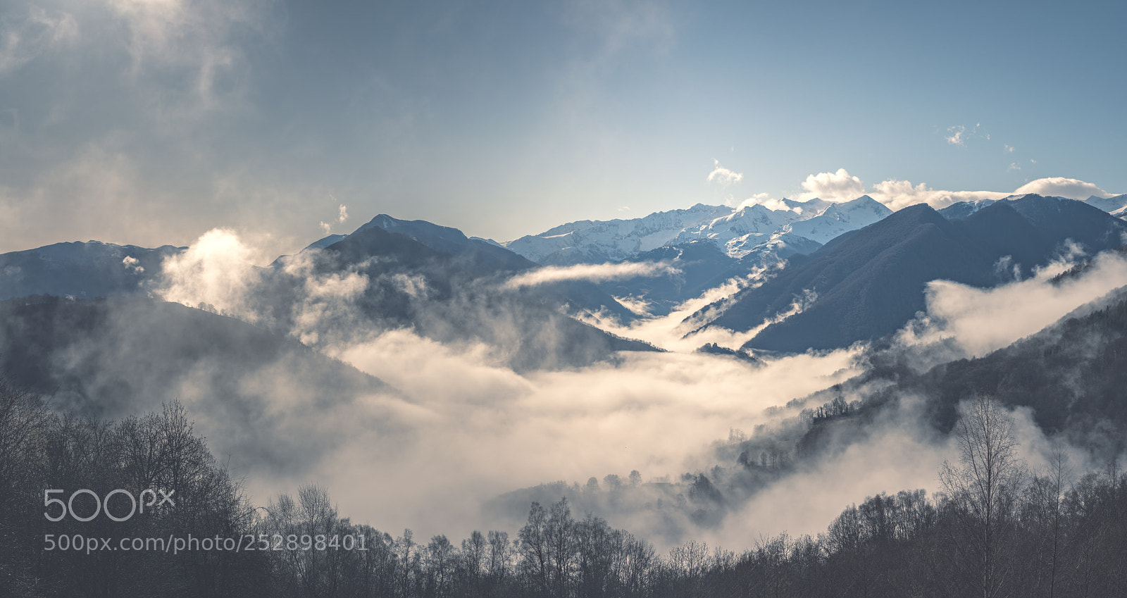 Nikon D7200 sample photo. Misty mountains photography