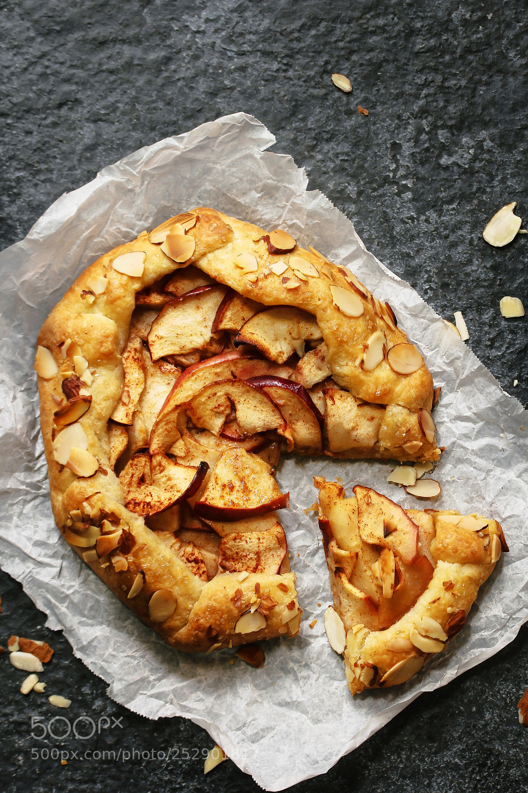 Canon EOS 60D sample photo. Homemade apple galette top photography