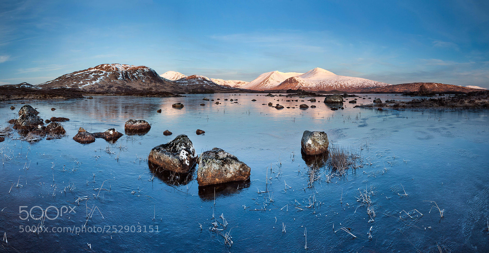Canon EOS 5D Mark II sample photo. Winter in rannoch moor photography