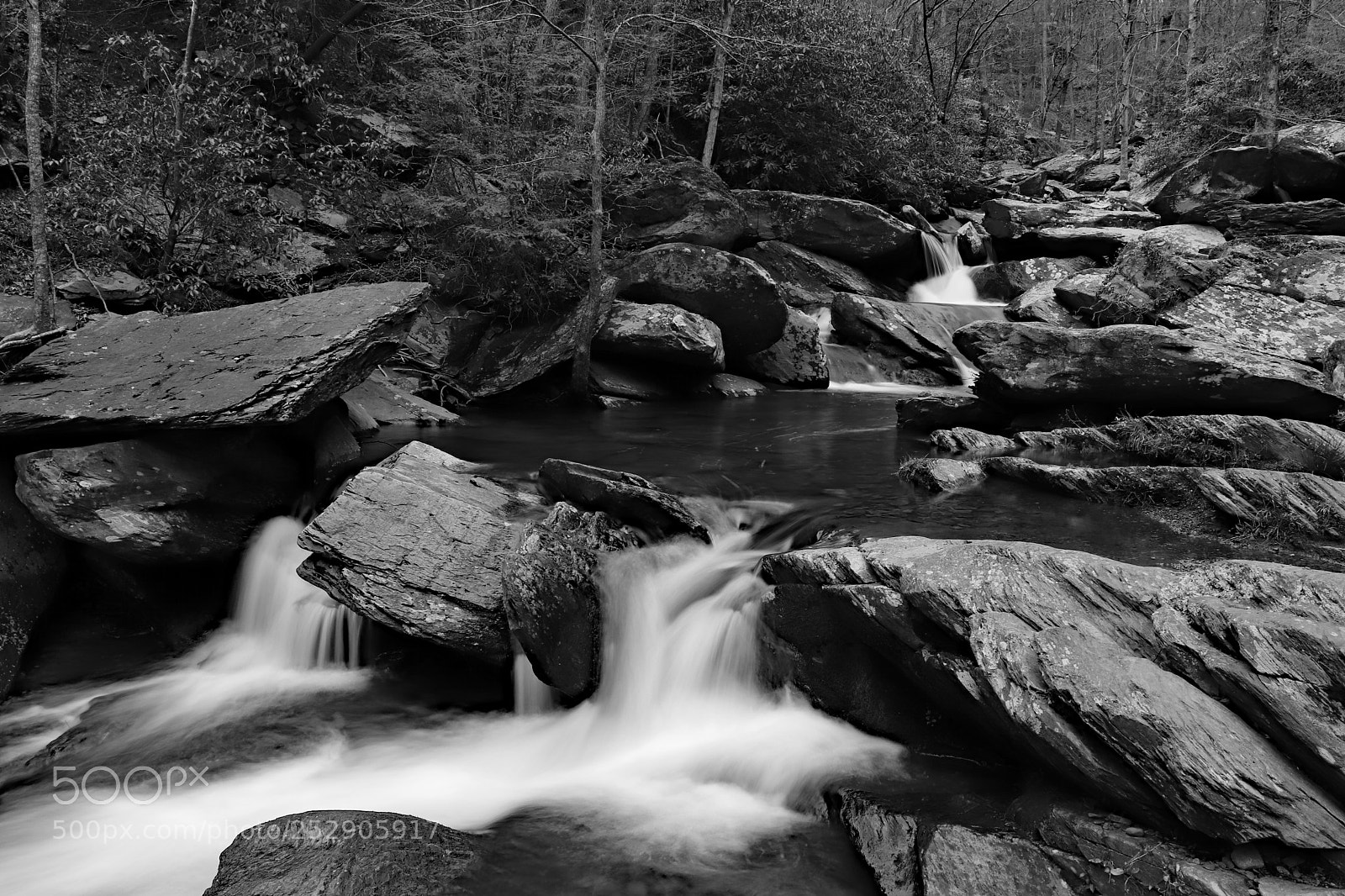 Canon EOS 200D (EOS Rebel SL2 / EOS Kiss X9) sample photo. Goforth cascades black and photography