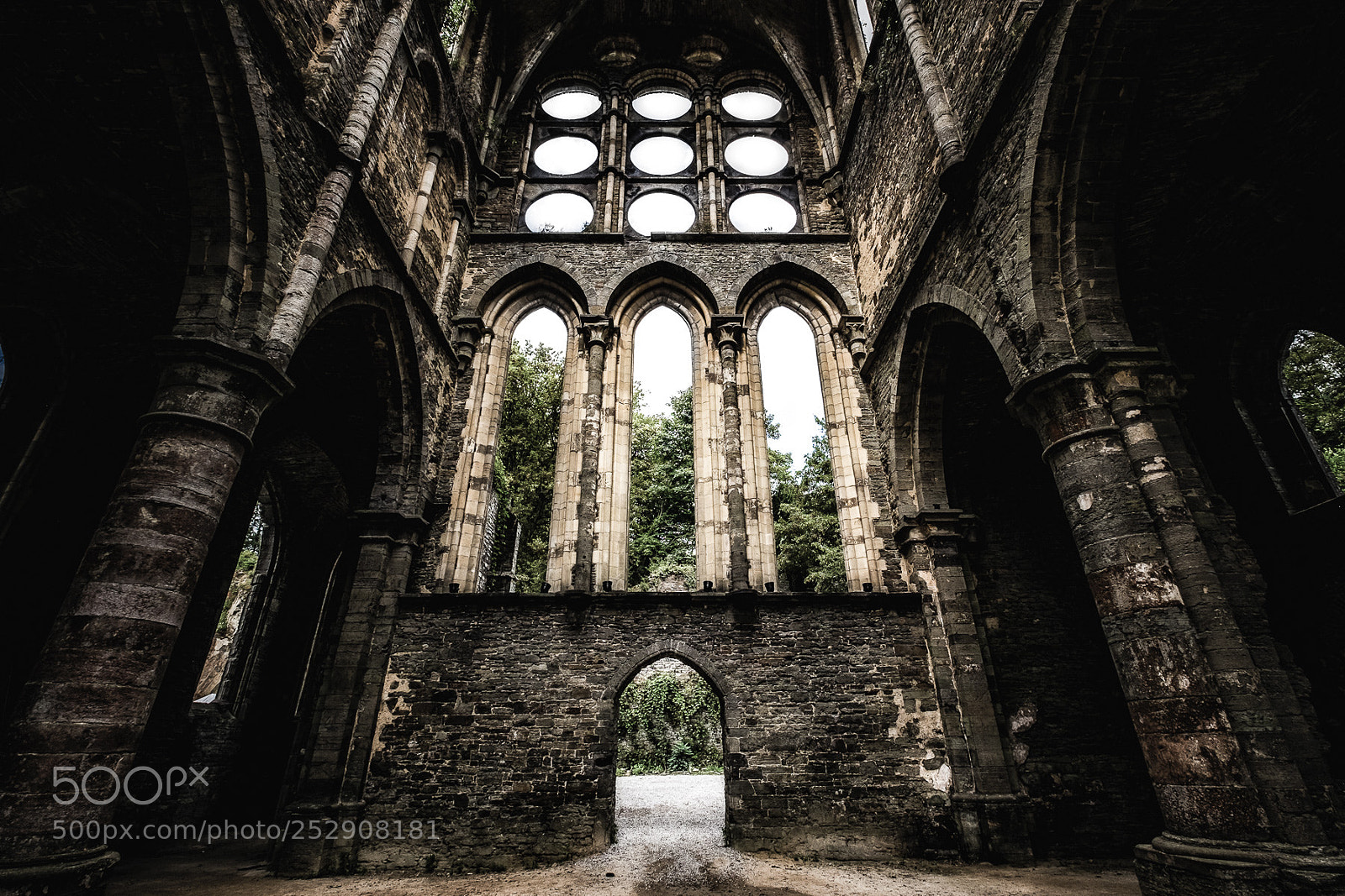 Fujifilm X-T1 sample photo. Villers abbey ruins, belgium photography