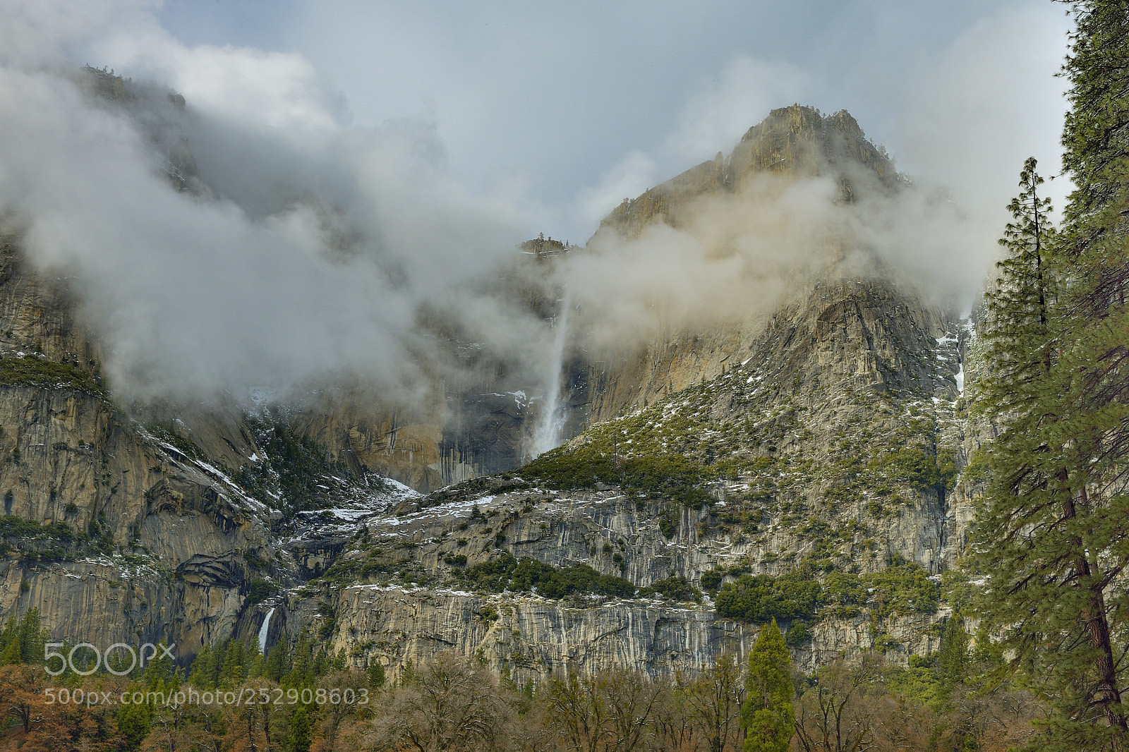 Nikon D800E sample photo. Yosemite falls photography