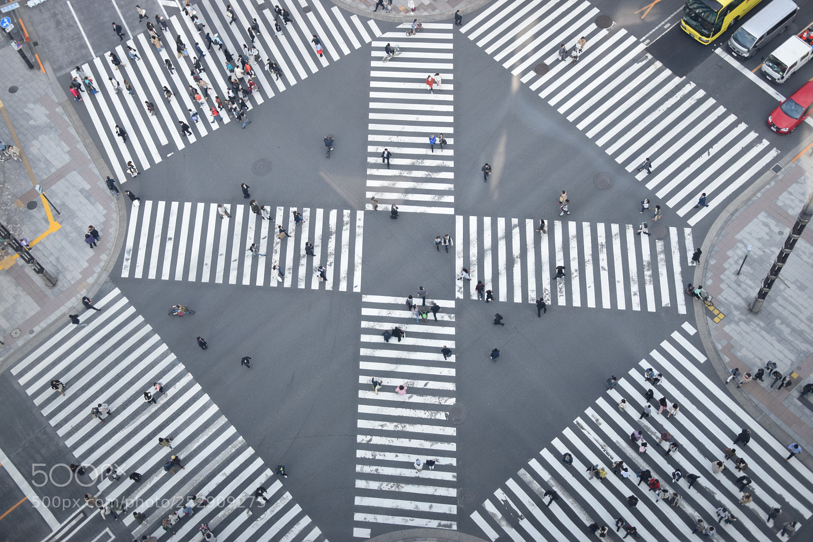 Nikon D5300 sample photo. Ginza crossing photography
