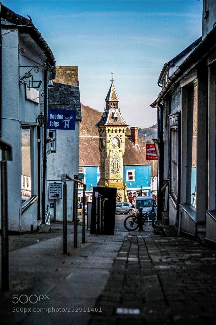 Canon EOS 5D Mark II sample photo. Knighton clock tower photography