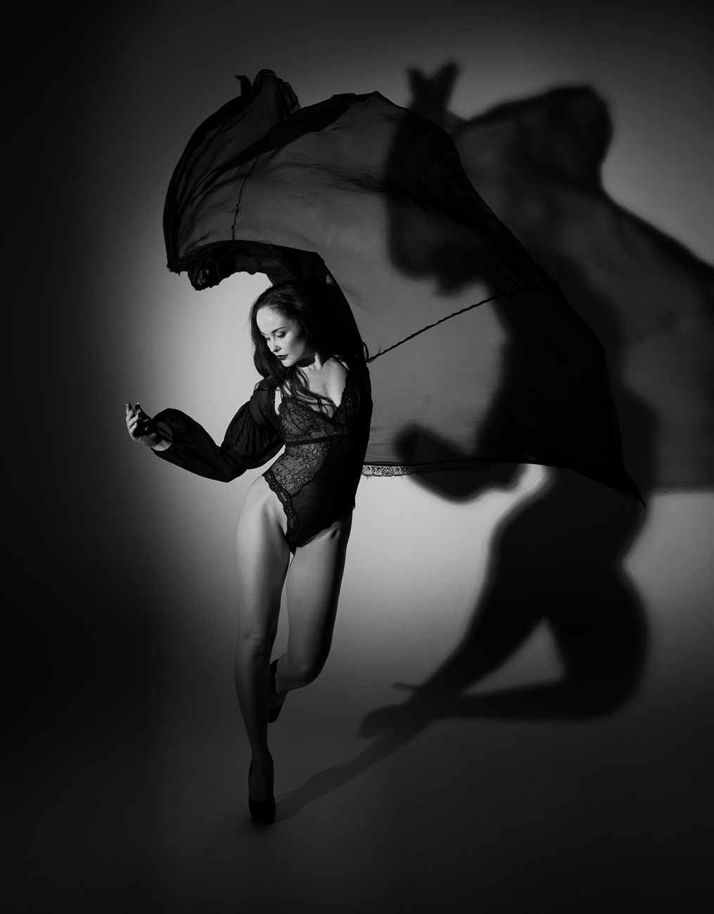 Hasselblad H6D-50C sample photo. Demon lady shadow photography
