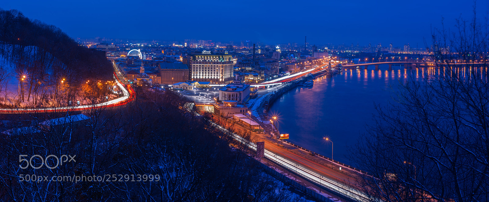 Pentax K10D sample photo. Kyiv pano photography