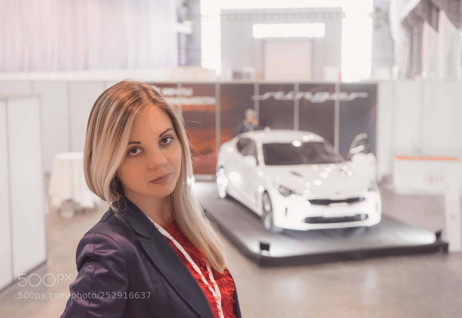 Sony a7 II sample photo. Kia stinger 2018 presentation photography