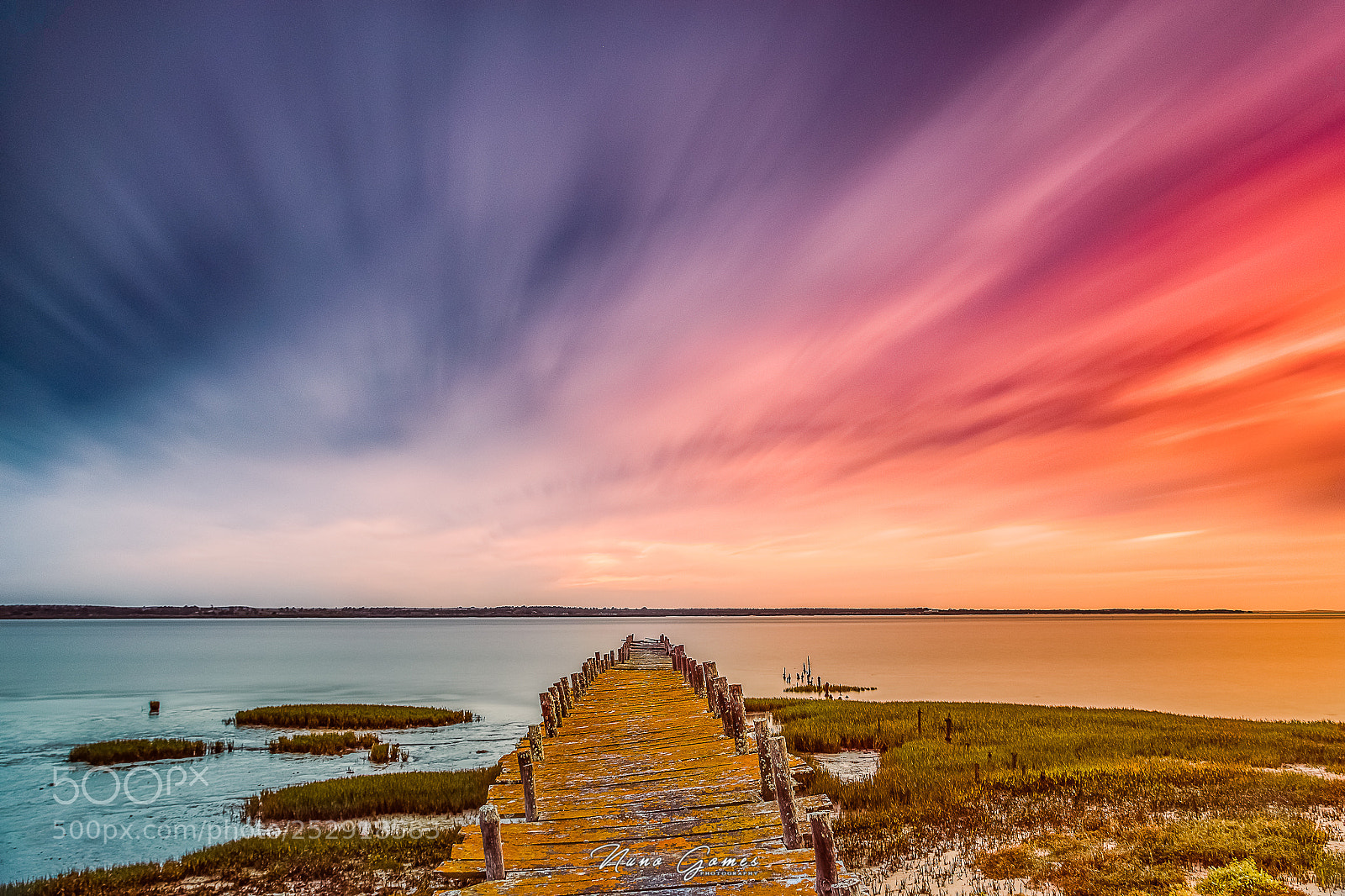 Nikon D5500 sample photo. Red sky at night photography