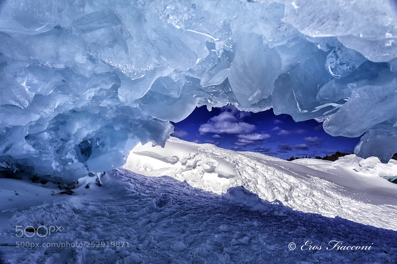 Canon EOS 5D Mark II sample photo. Ice cave formation photography