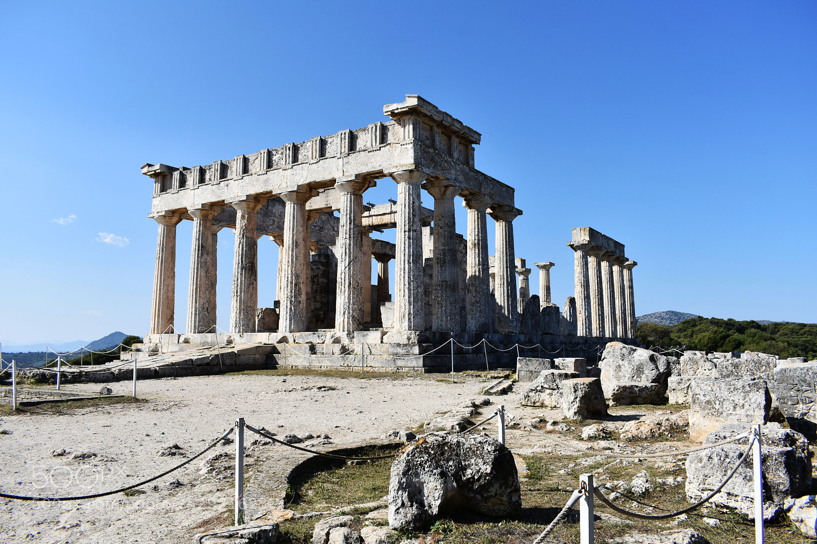 Nikon D3400 sample photo. The temple of aphaia photography