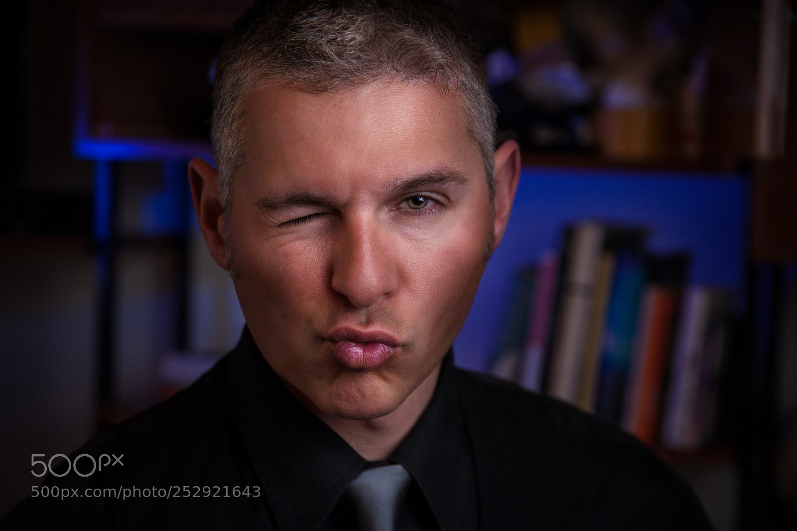 Nikon D700 sample photo. Elegant man winks photography