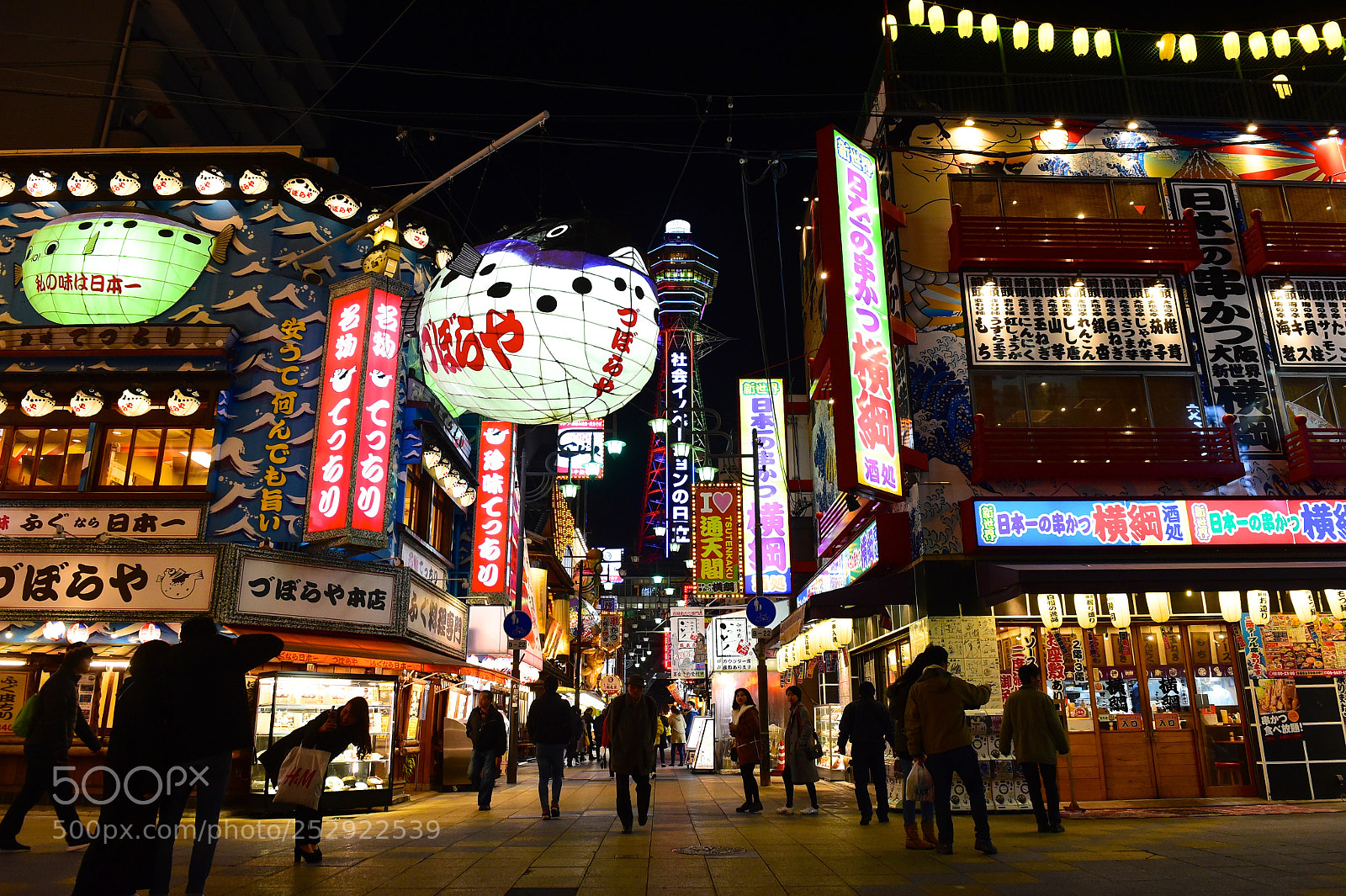 Nikon D4S sample photo. Osaka at night photography