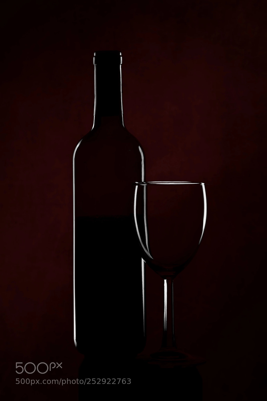 Nikon D7100 sample photo. Wine glass and bottle photography