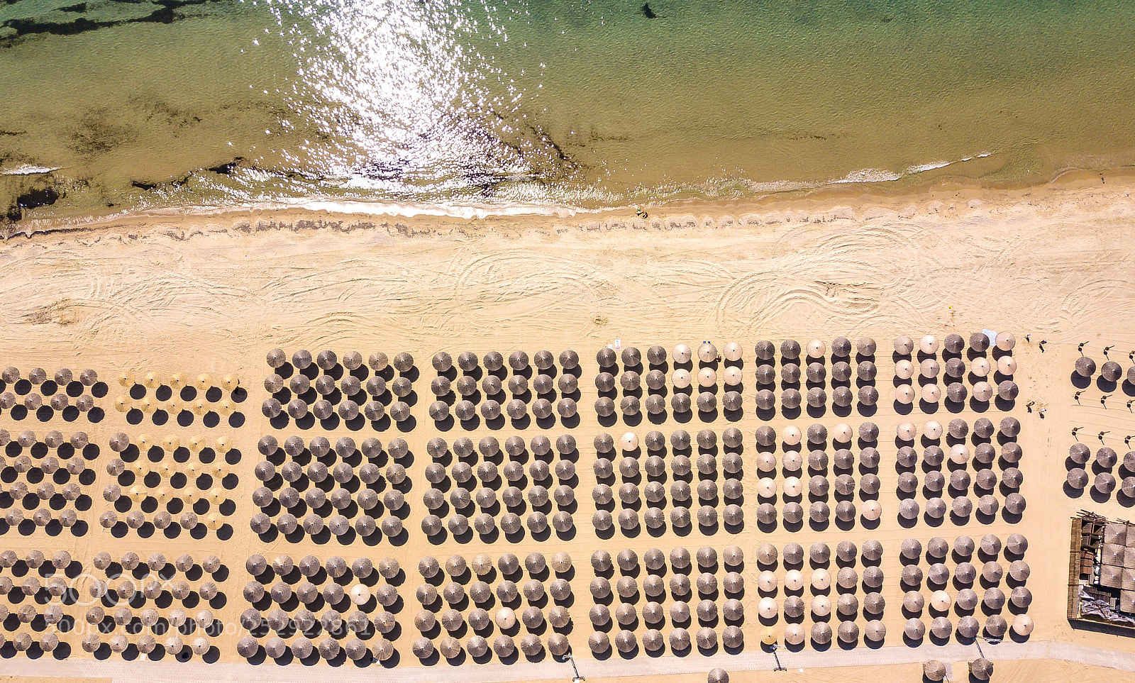 DJI FC220 sample photo. Empty beach photography