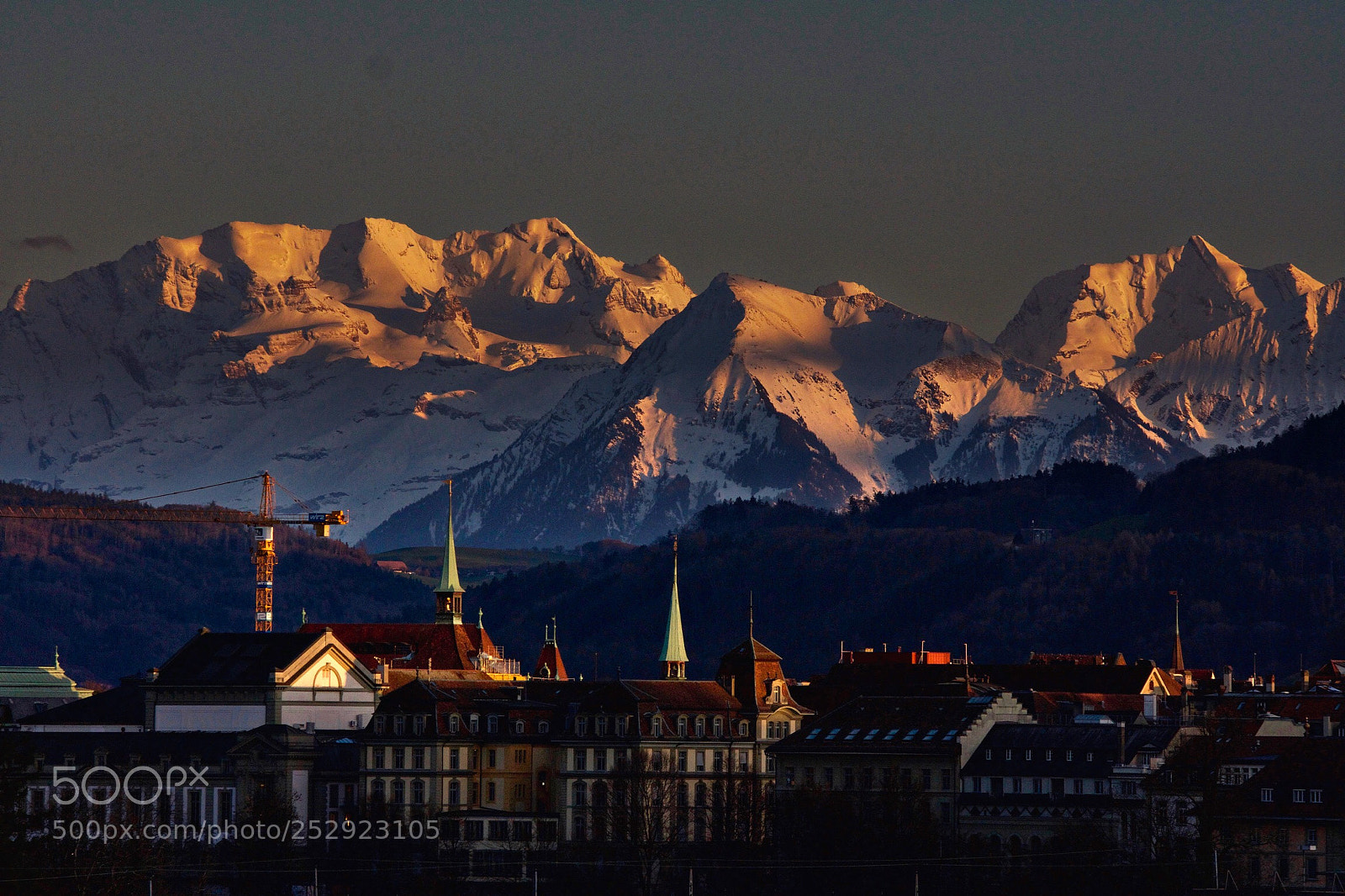 Sony a6300 sample photo. Bern at sunset photography