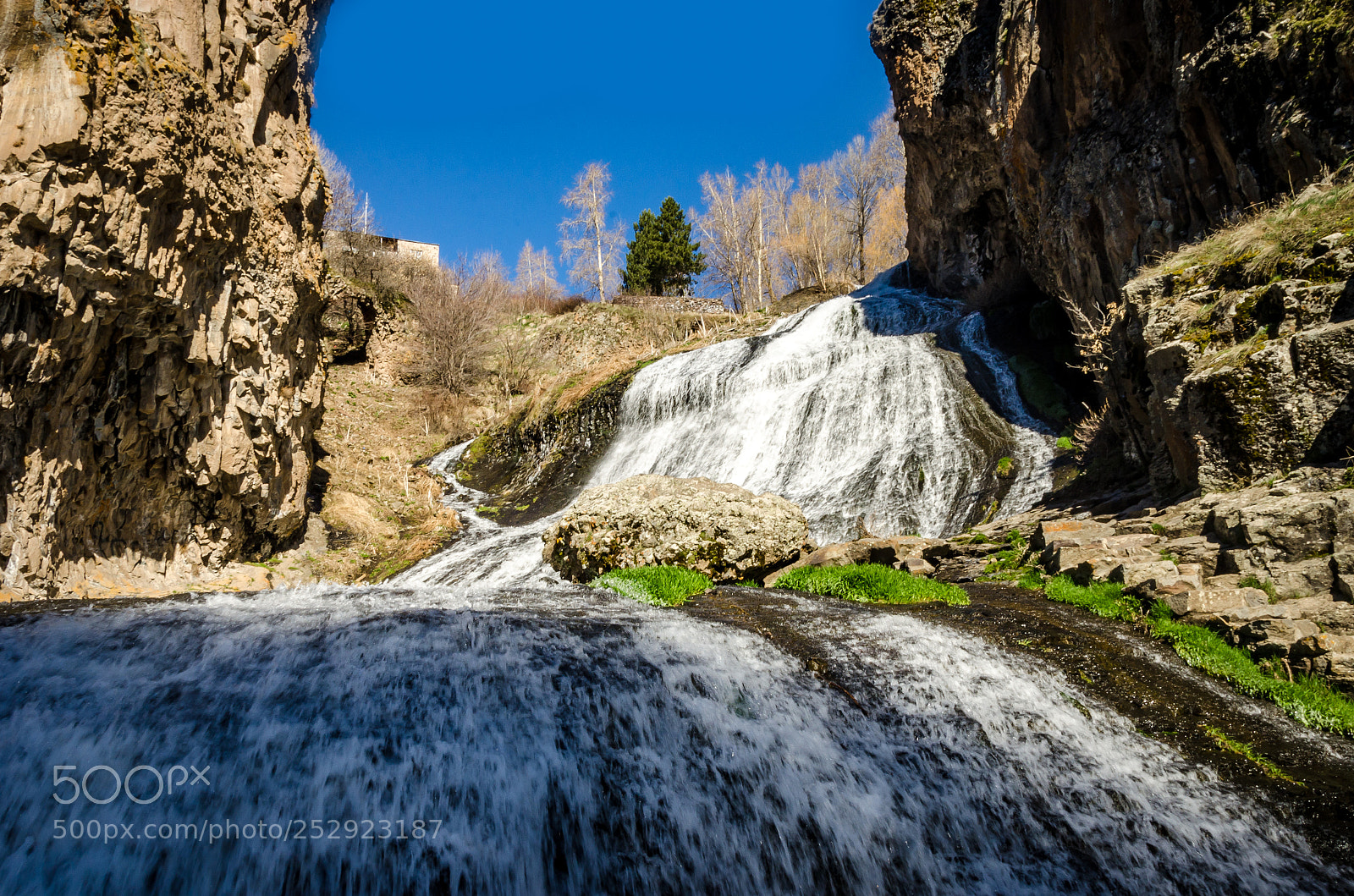 Nikon D7000 sample photo. The jermuk waterfall, armenia photography