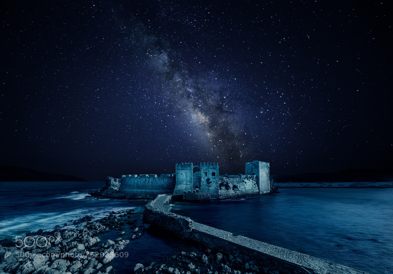 Nikon D610 sample photo. Methoni castle photography