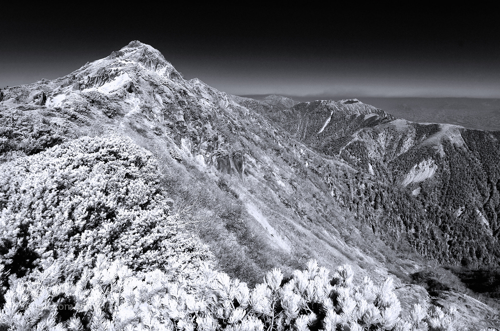 Nikon D7000 sample photo. Ir mountain photography