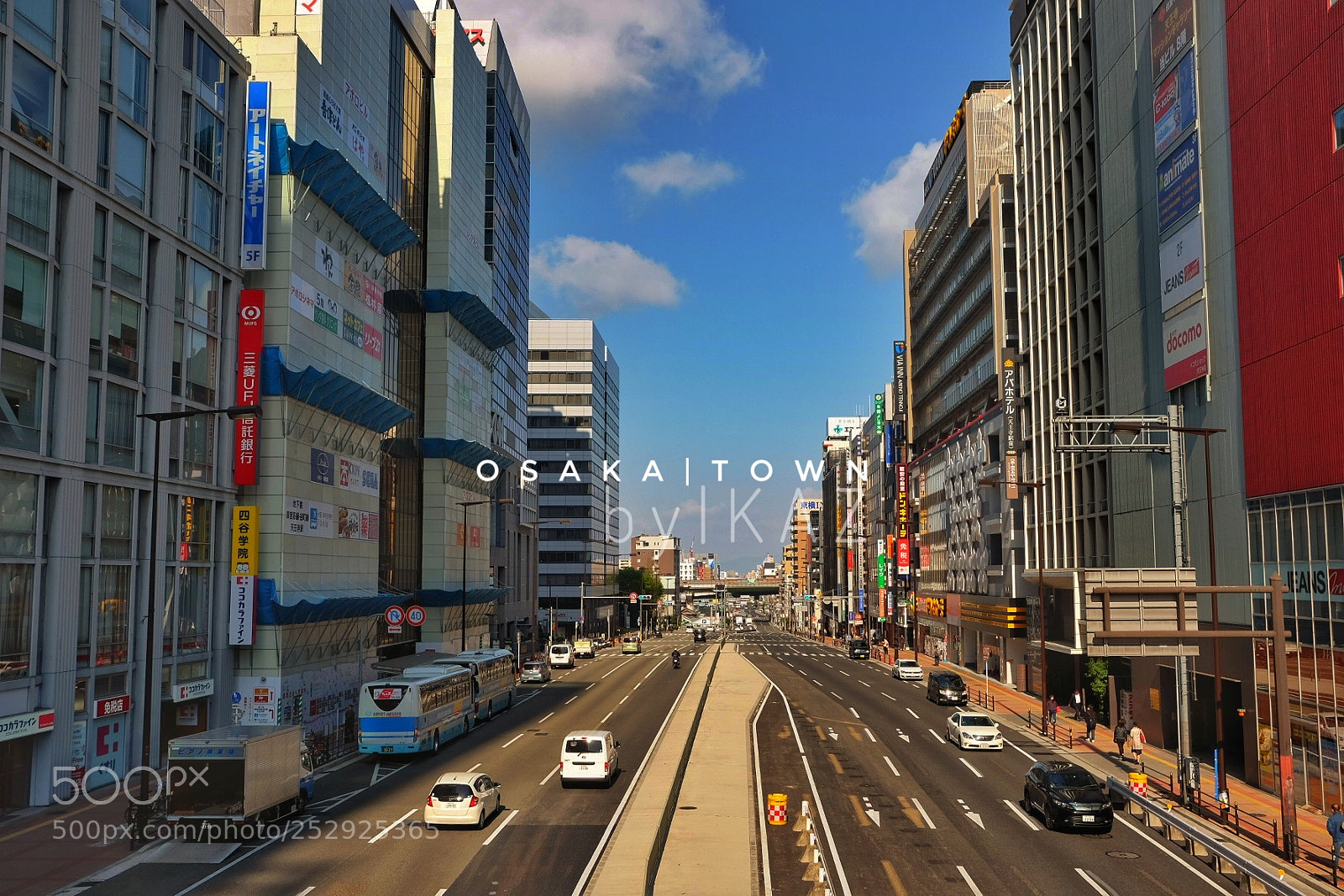 Fujifilm X-T1 sample photo. Osaka town photography