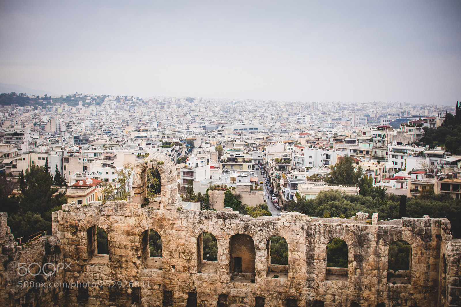 Canon EOS 80D sample photo. View from the acropolis photography