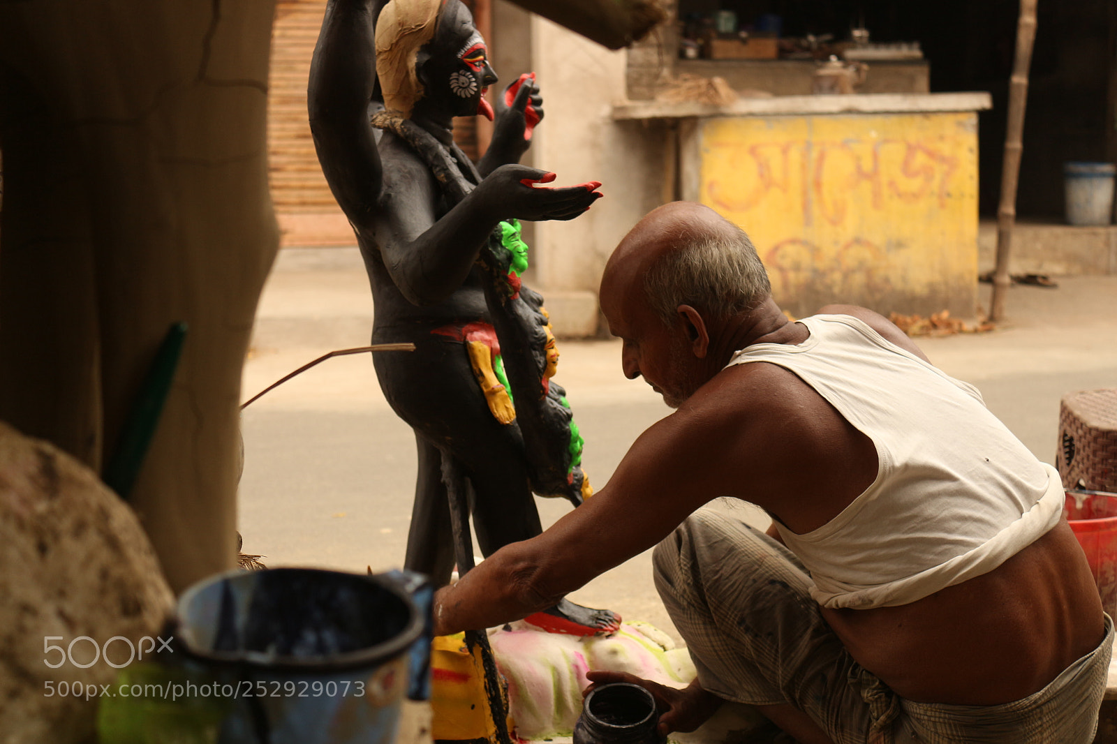 Canon EOS 700D (EOS Rebel T5i / EOS Kiss X7i) sample photo. Idol sculpture in india photography