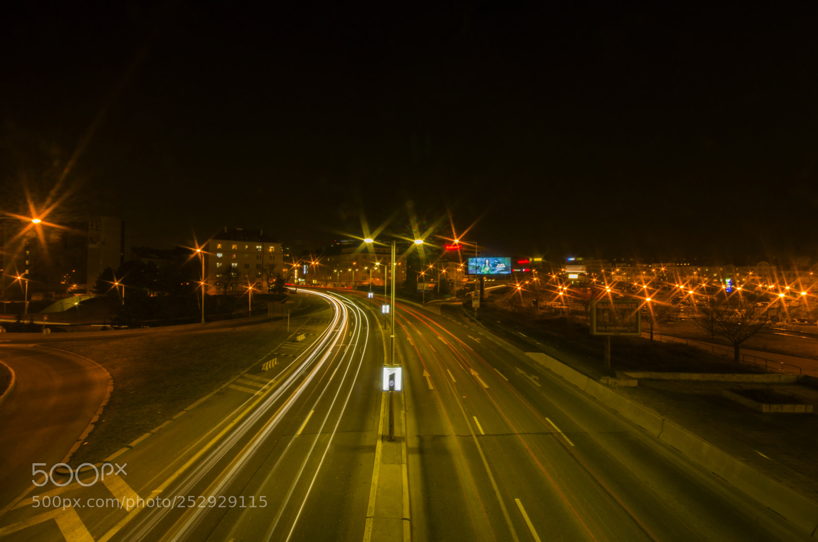 Pentax K-5 sample photo. Prague highway photography