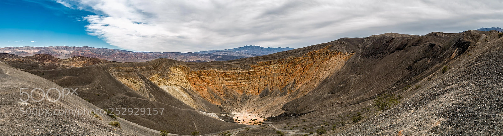 Pentax K-1 sample photo. Crater panorama photography