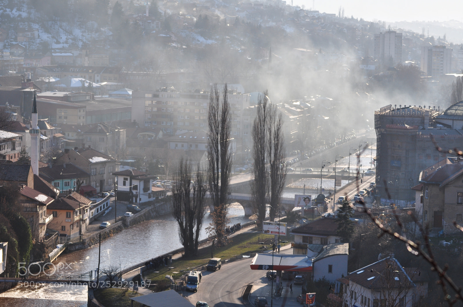 Nikon D5000 sample photo. Sarajevo morning photography