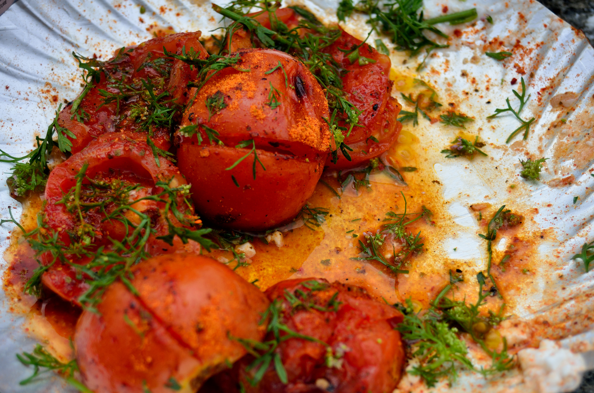 AF Zoom-Nikkor 28-80mm f/3.5-5.6D sample photo. Yummy! grilled tomatoes photography