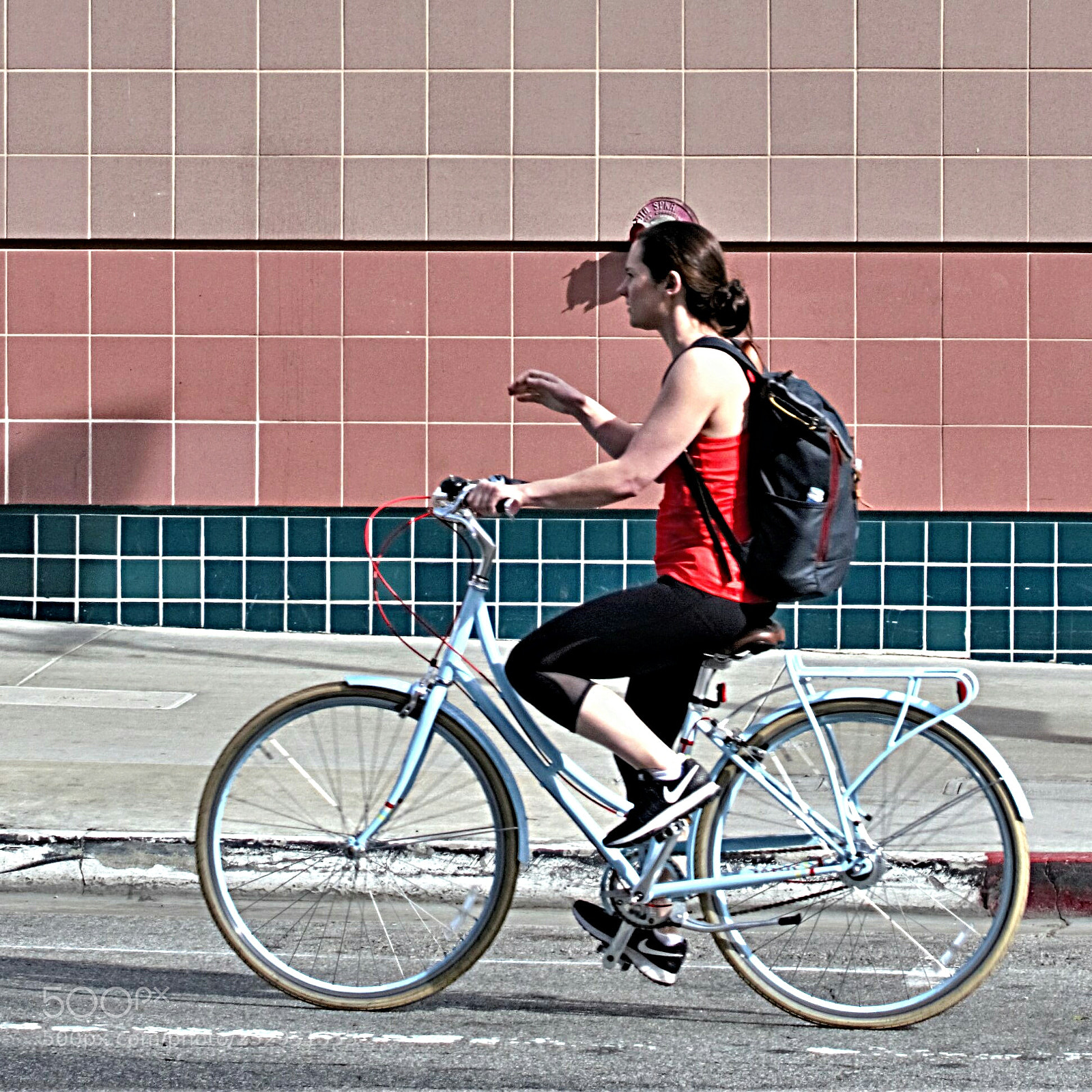 Sony Cyber-shot DSC-RX100 III sample photo. Bike girl photography