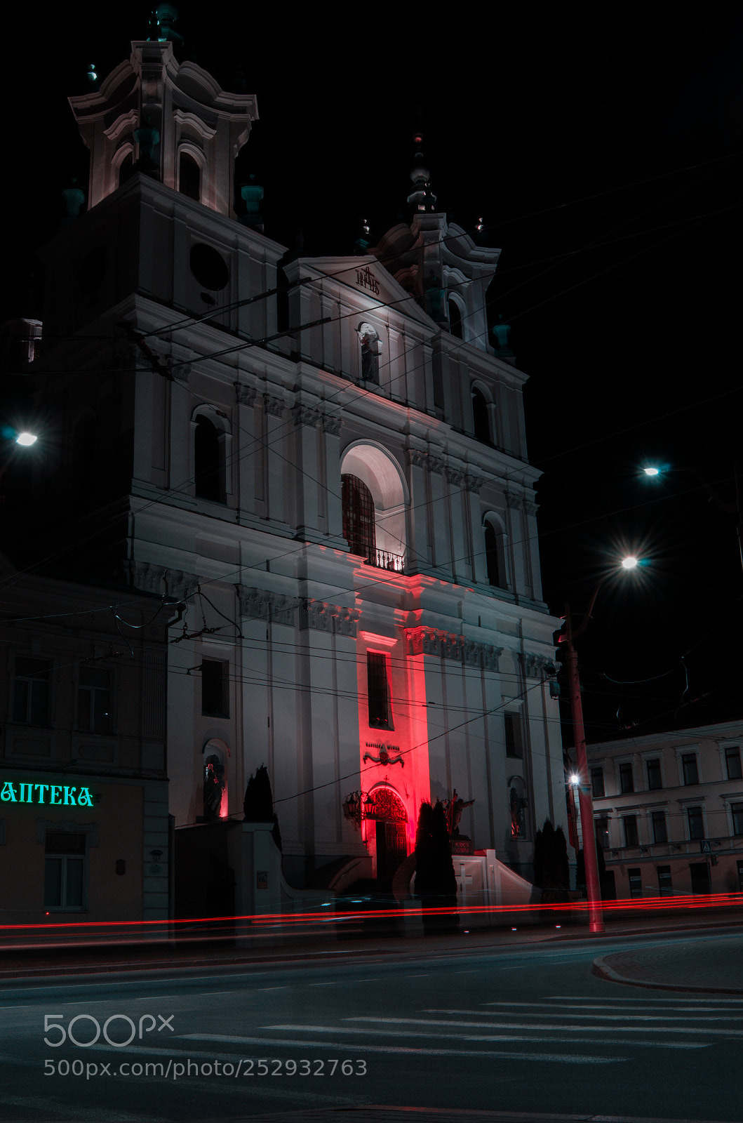 Nikon D5100 sample photo. Night church photography