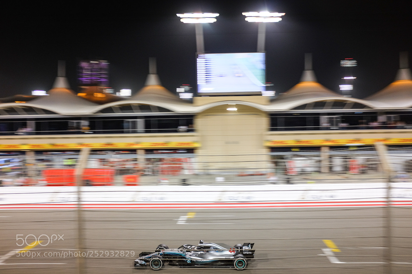 Fujifilm X100T sample photo. Mercedce at bahrain gp photography