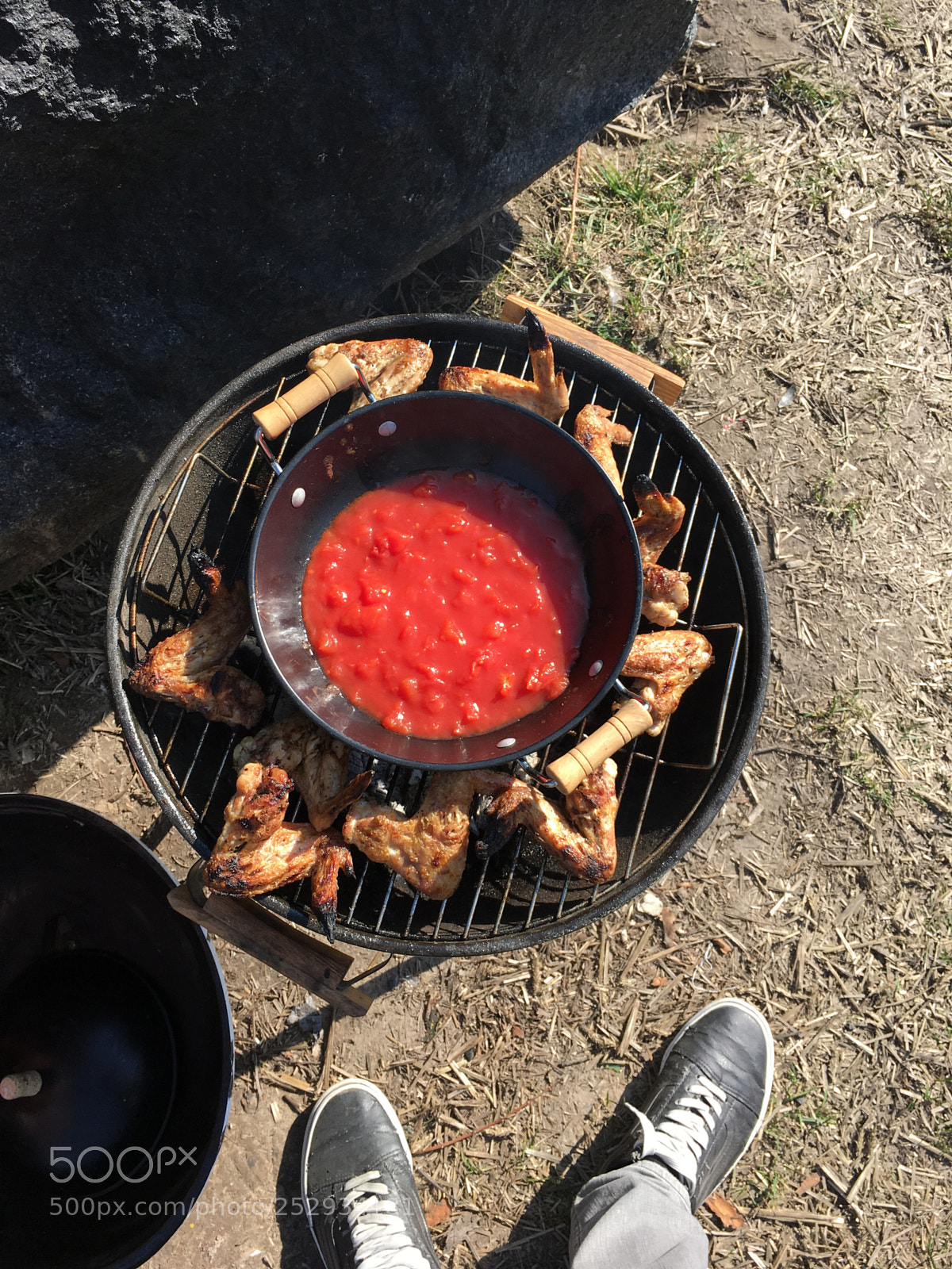Apple iPhone 6s sample photo. Chicken wings bbq photography