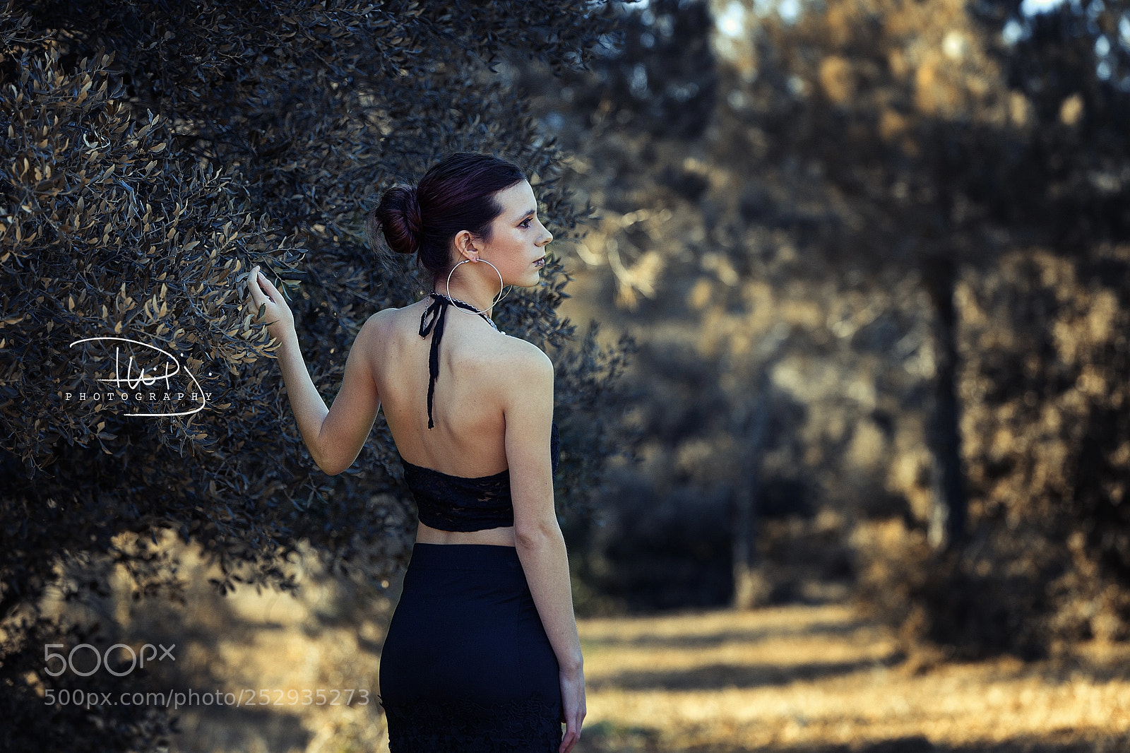 Canon EOS 5D Mark II sample photo. Julie in the forest photography