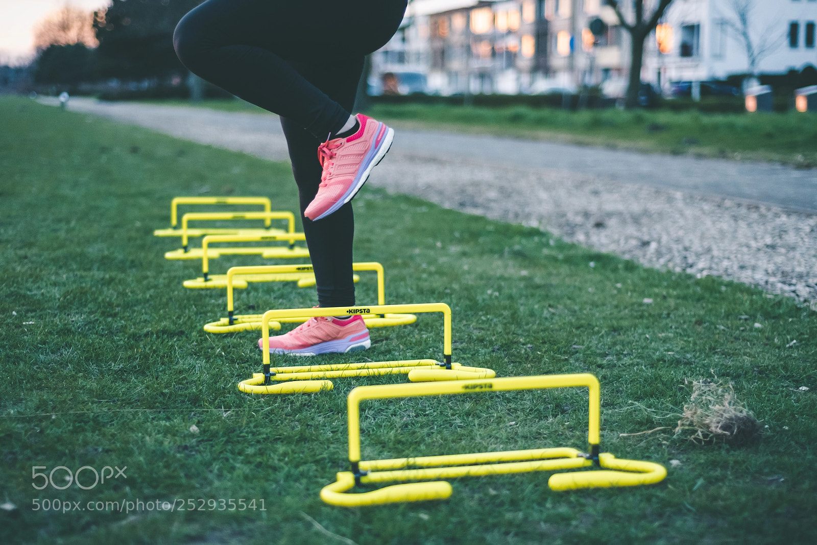 Nikon D850 sample photo. Aicha workout at sunset photography