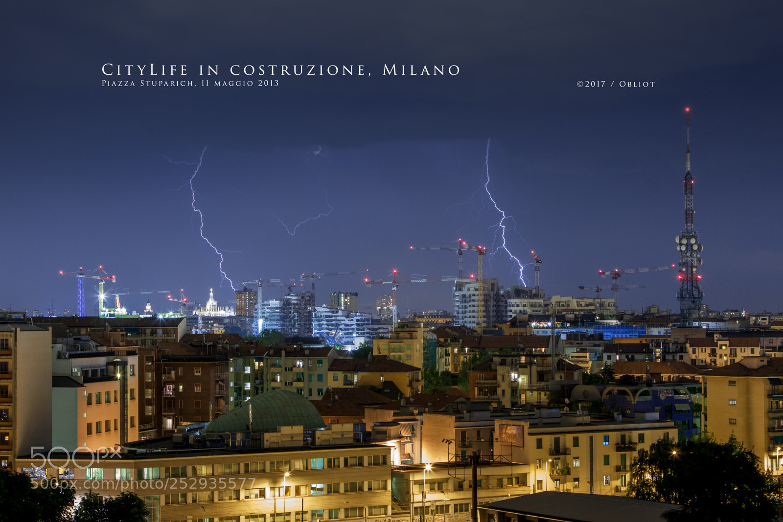 Canon EOS 50D sample photo. Citylife in costruzione, milano photography