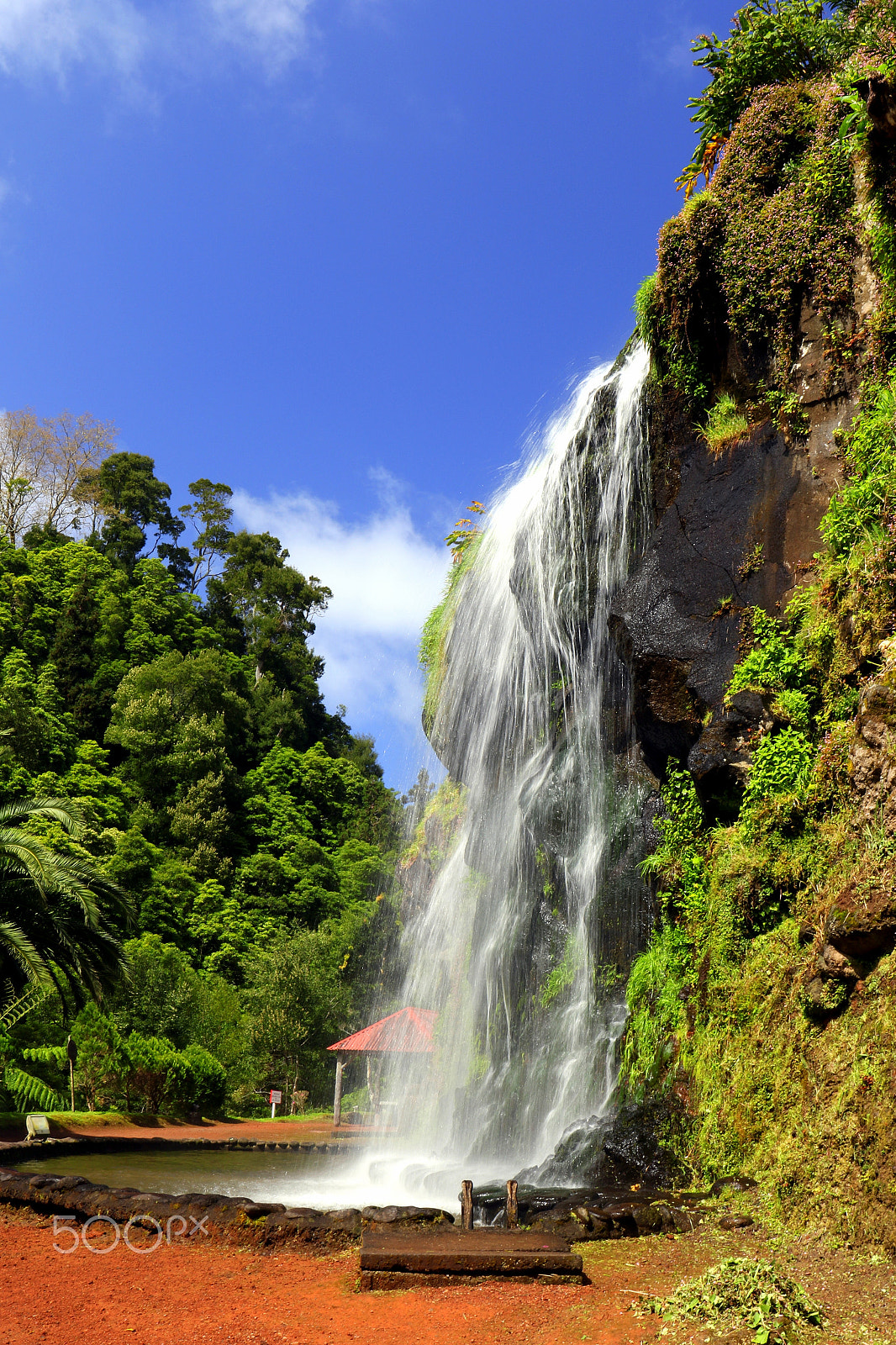 Canon EF 24-70mm F4L IS USM sample photo. Waterfall photography