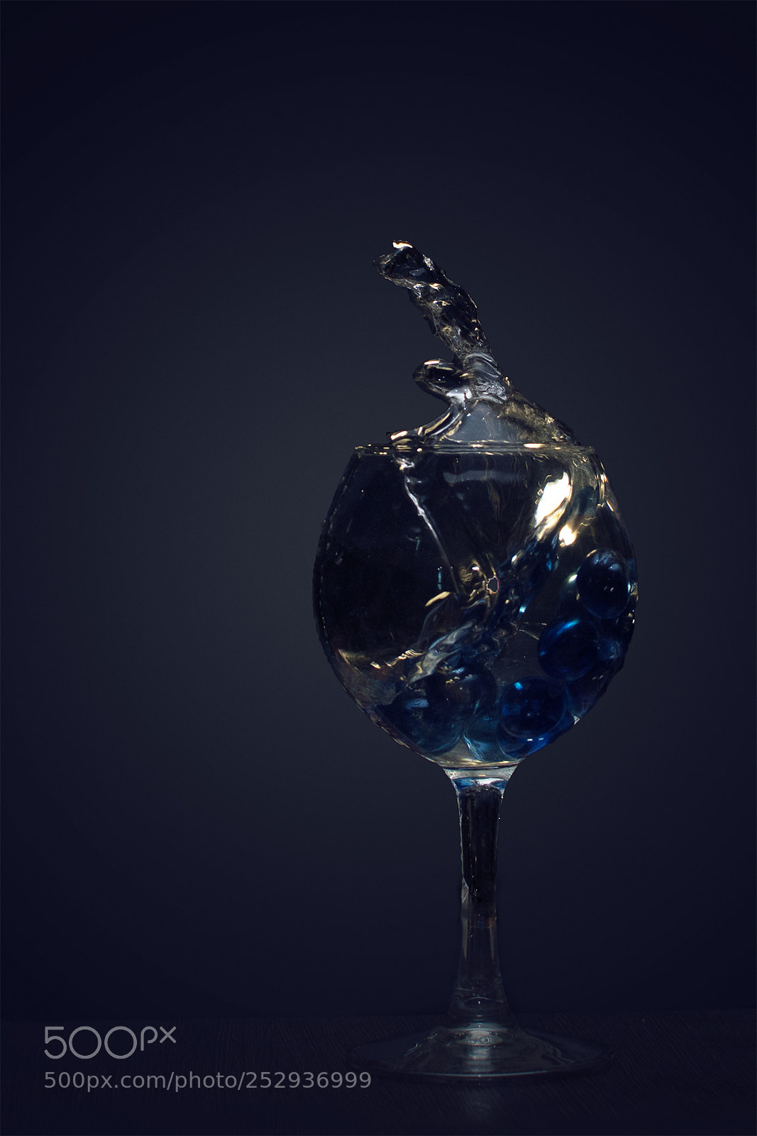 Nikon D5200 sample photo. Blue splash photography